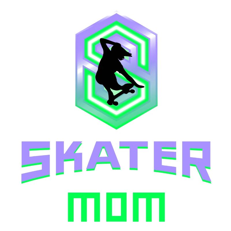 Skater Mom Mama Mutter Skatboard cool Geschenkidee