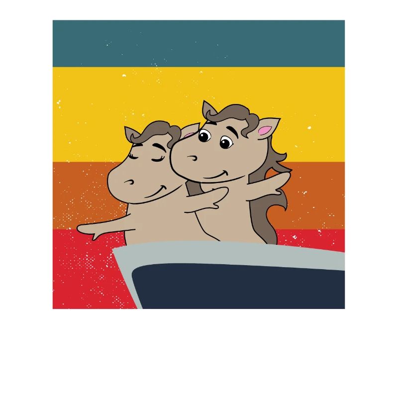poulain de cheval mignon dans Titanic pose cheval mignon