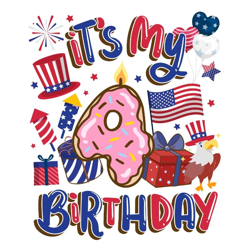 It's my 4th birthday Eagle July 4th