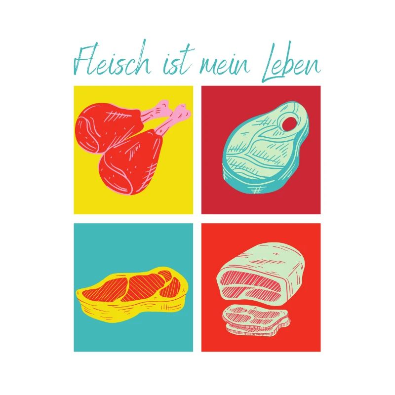 Fleisch isst das Leben