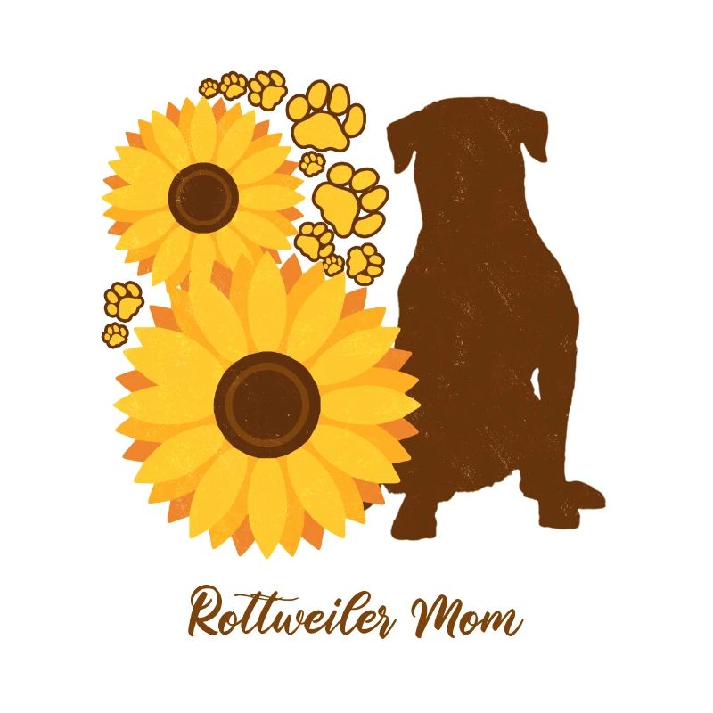 Sonnenblumenmutter - Rottweiler