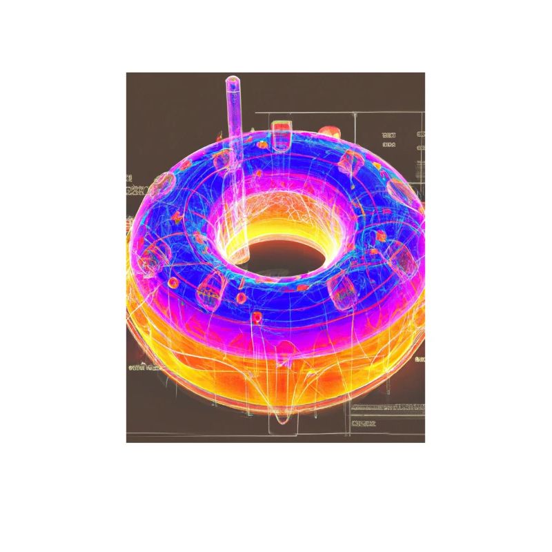 Donut Blueprint Pastry Chef Cake Baking