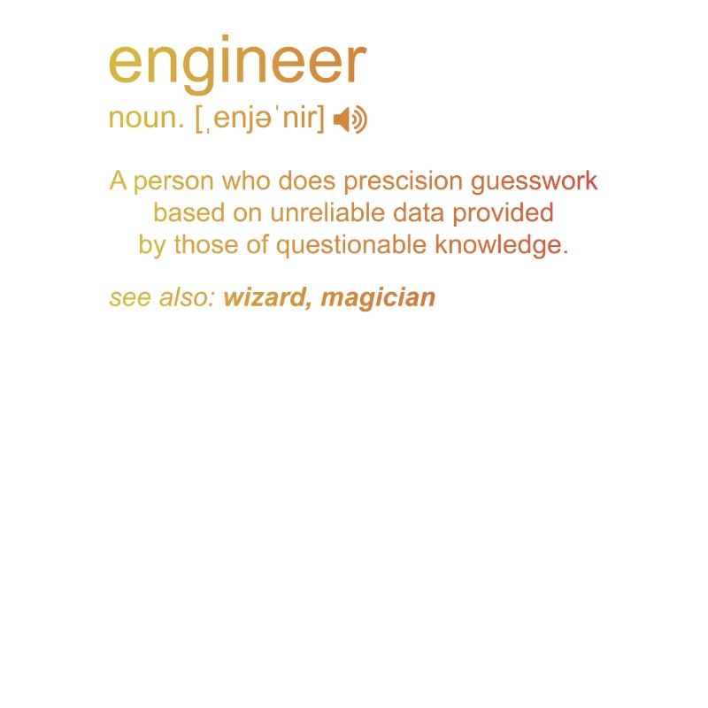 Engineer Definition Cool Engineering Mechanical
