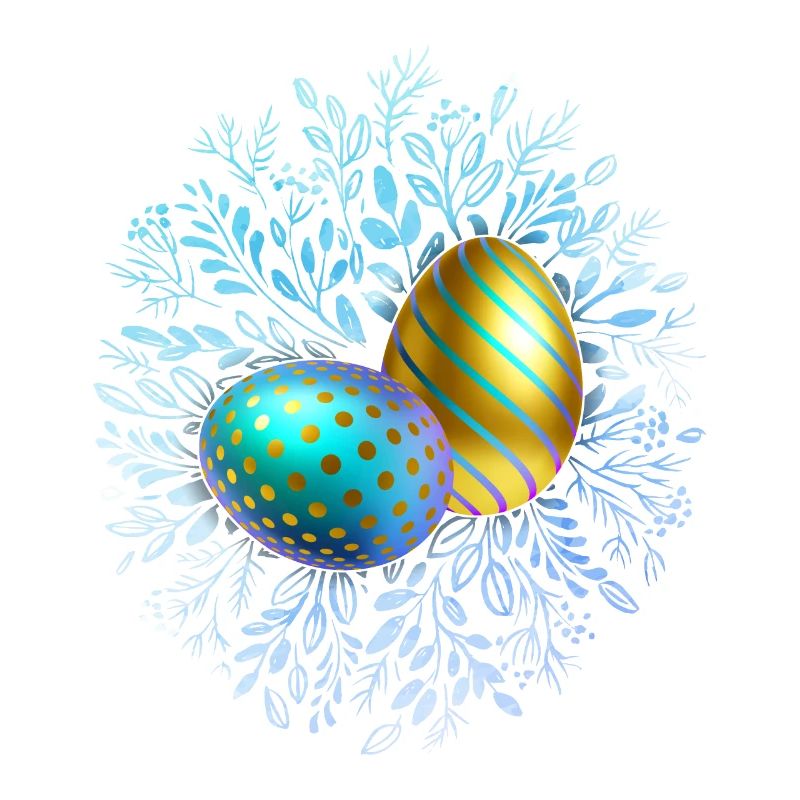 Joyeuses Pâques, Oeufs de Pâques, Oeuf de conception 3D