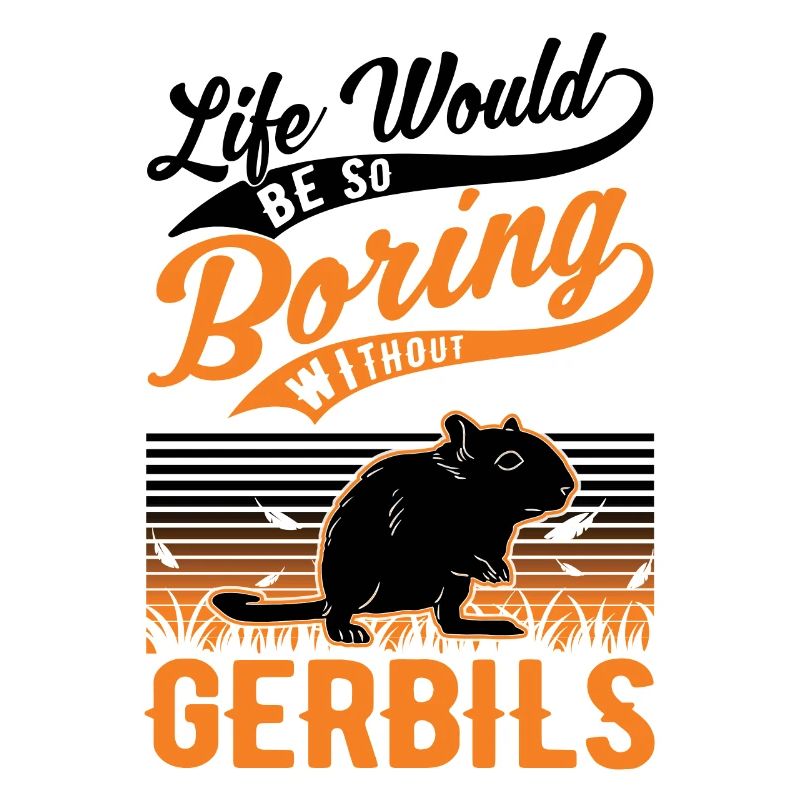 Cadeau de gerbille Rat de course mongol Gerbille