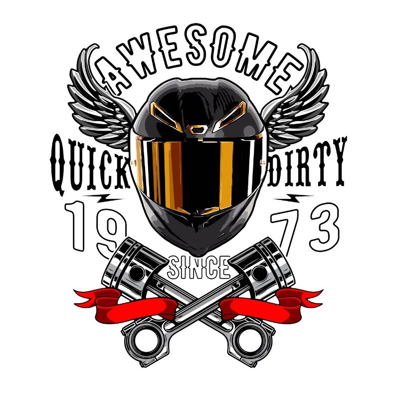 Awesome since 1973, Biker Geburtstag