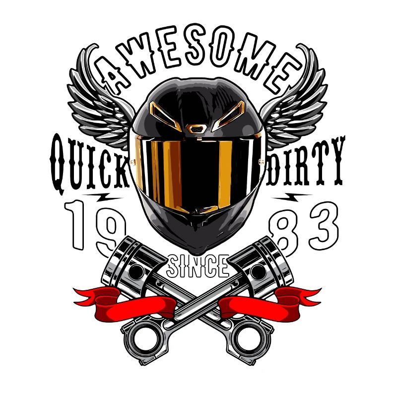 Awesome since 1983, Biker Geburtstag