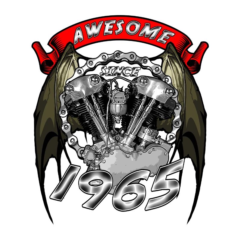 Awesome since 1965, Biker Geburtstag
