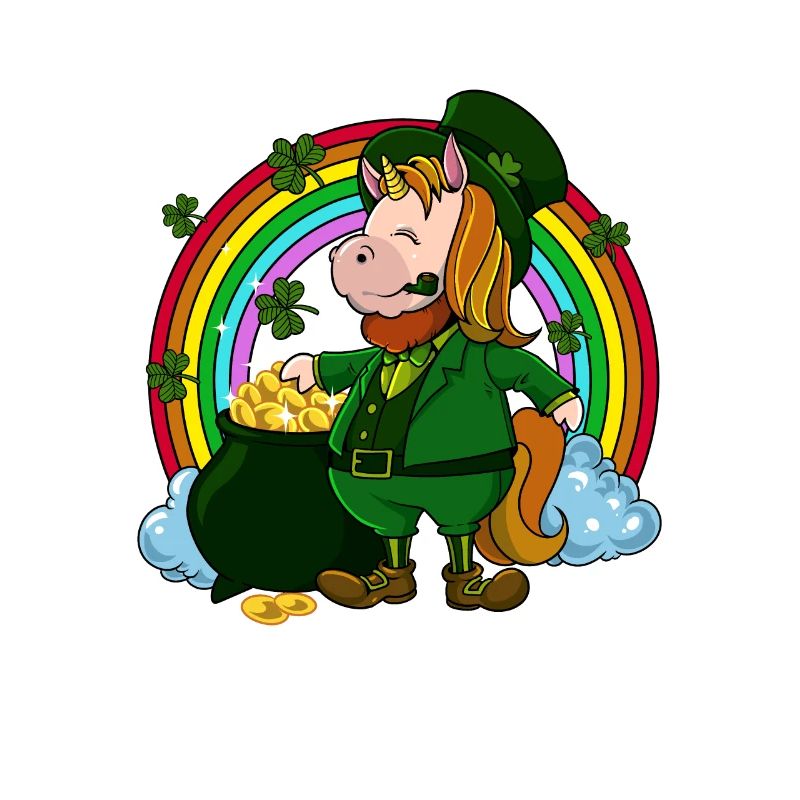 Licorne Leprechaun - Licorne de St Patrick