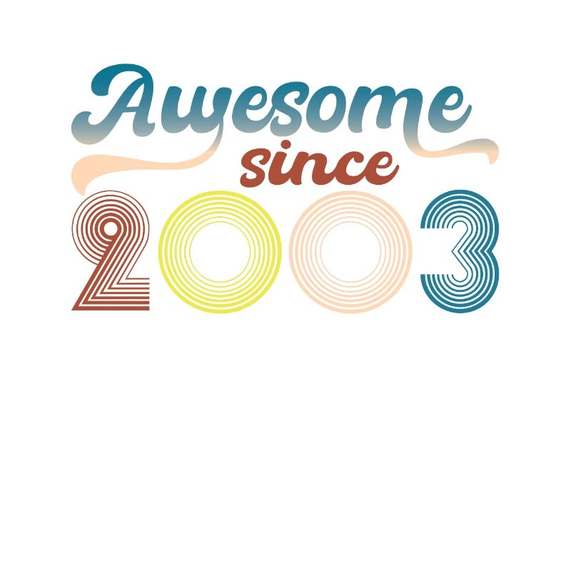 Fantastic since 2003 retro 19th Bitrthday