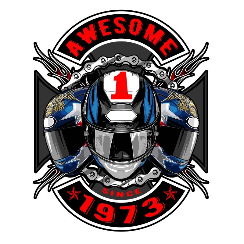 Awesome since 1973, Biker Geburtstag