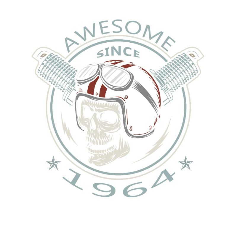 Awesome since 1964, Biker Geburtstag