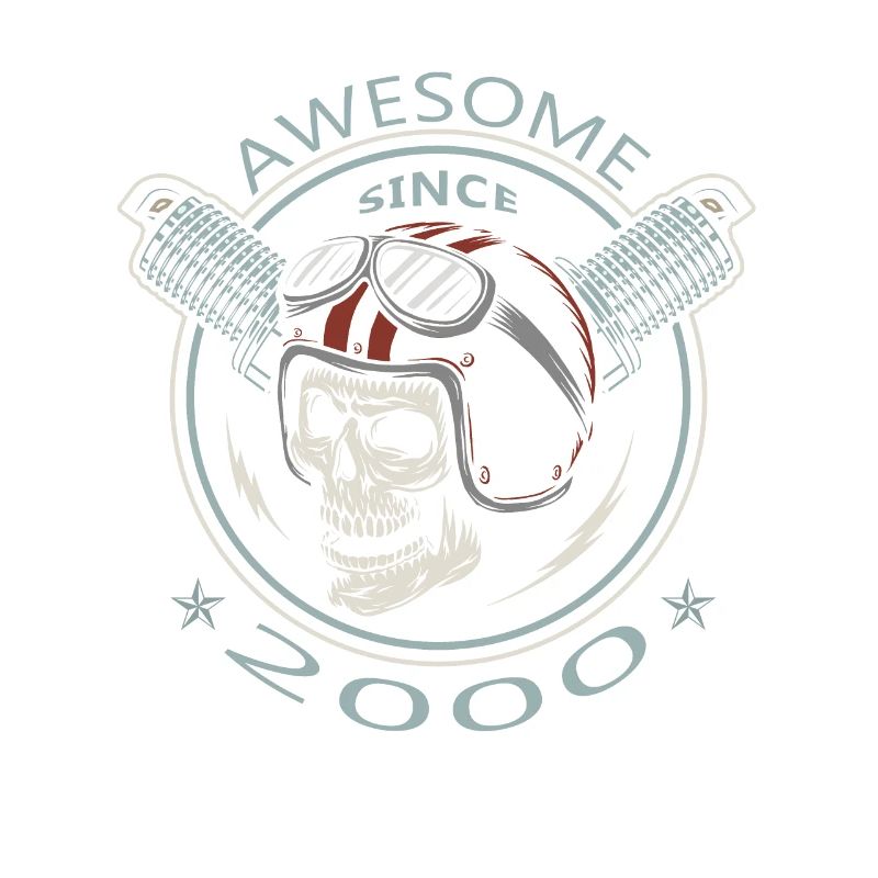 Awesome since 2000, Biker Geburtstag