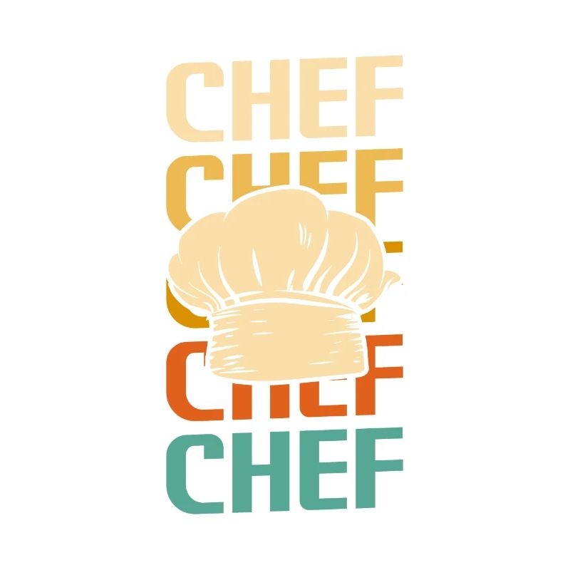 Retro Vintage Classic Chef Koch Kochen