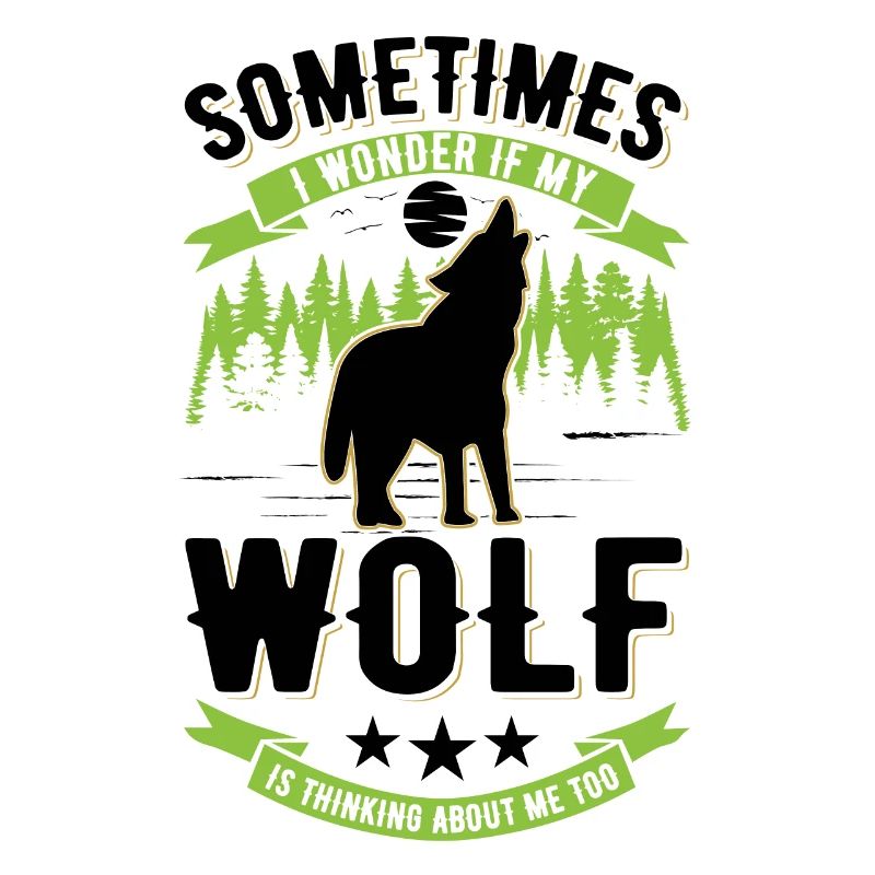 Wolf lover gift wolf pack