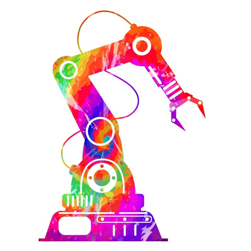 Robot Robotics Engineer Tie Dye