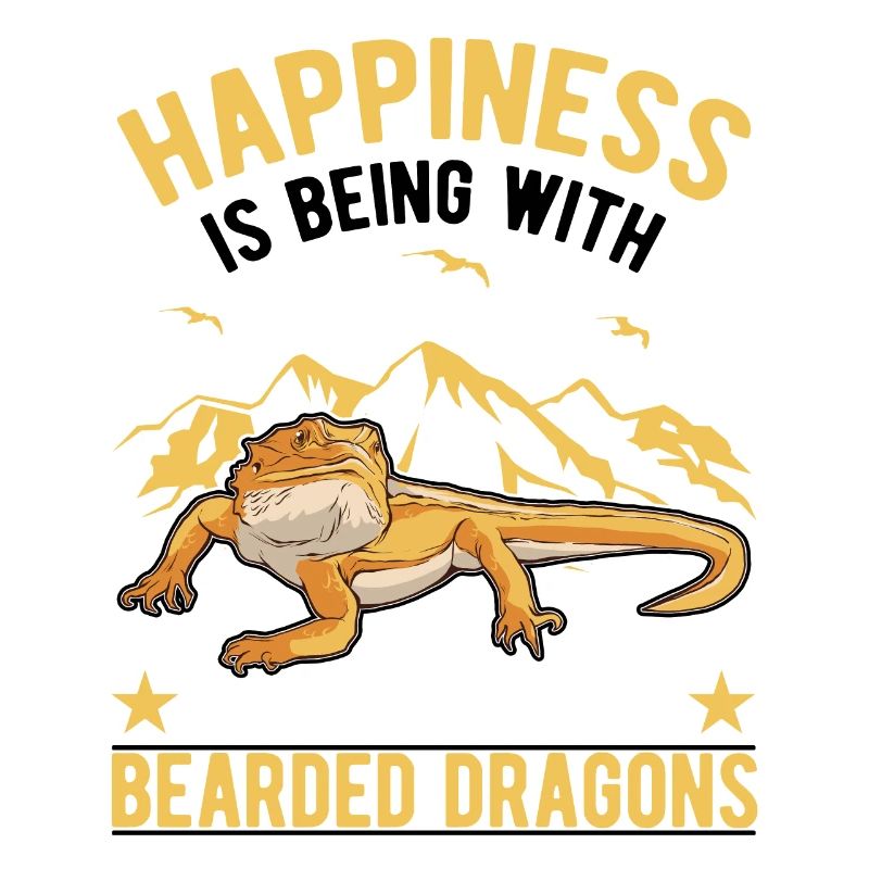 Happiness is being with Bearded Dragons Bartagame