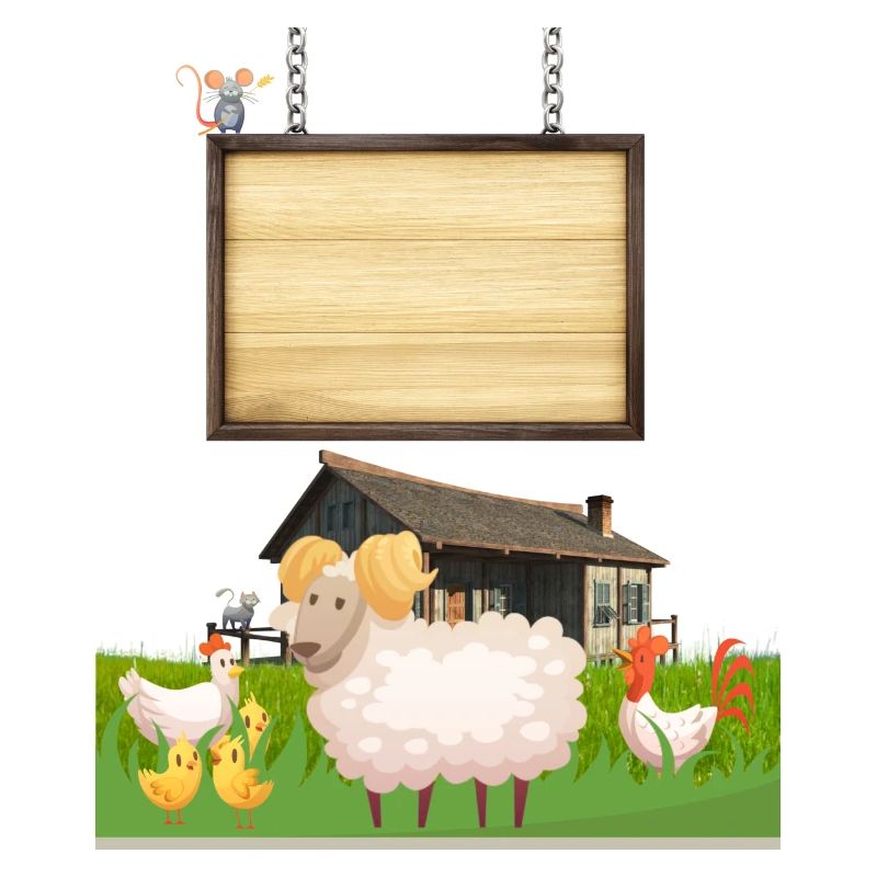 Pasture Pals Rustic-Bauernhof-Schild