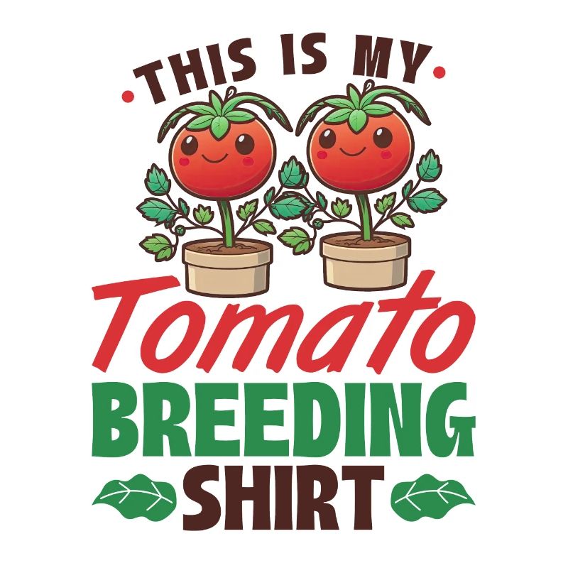 Chemise de sélection végétale de tomate, drôle de tomate