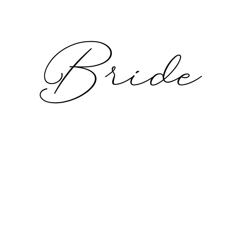 Lettrage de mariée