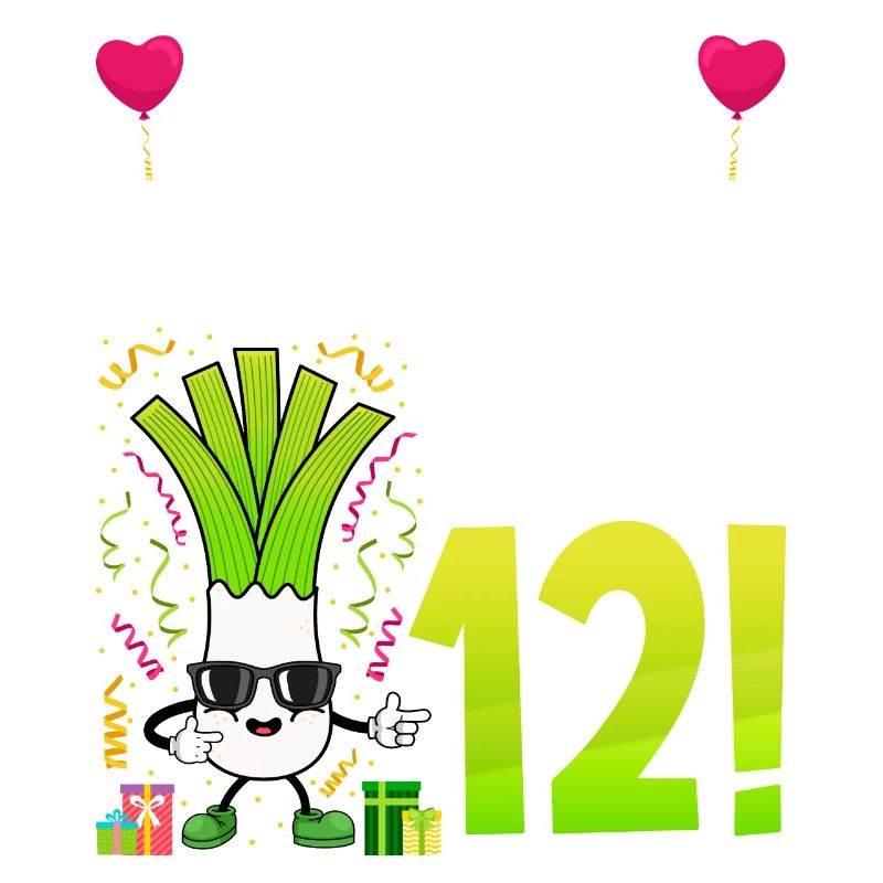 Hurra der Lauch wird 12