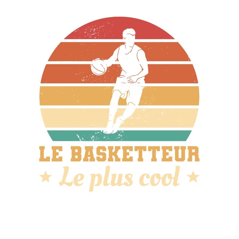 Retro Le Basketteur Le Plus Cool Basket-Ball