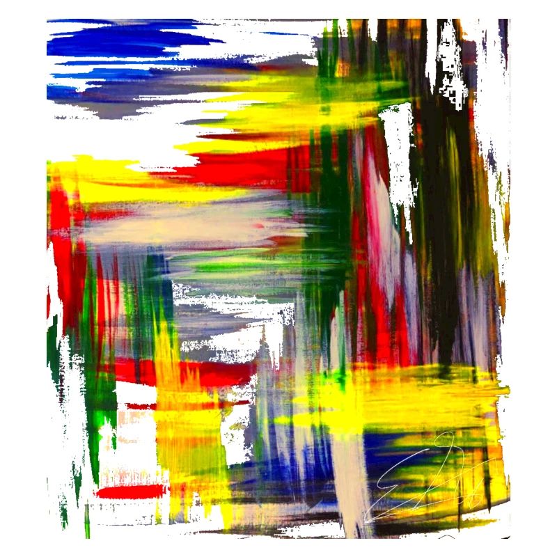 "In line" Acryl Paint 69 by Marco Eckenbrecht