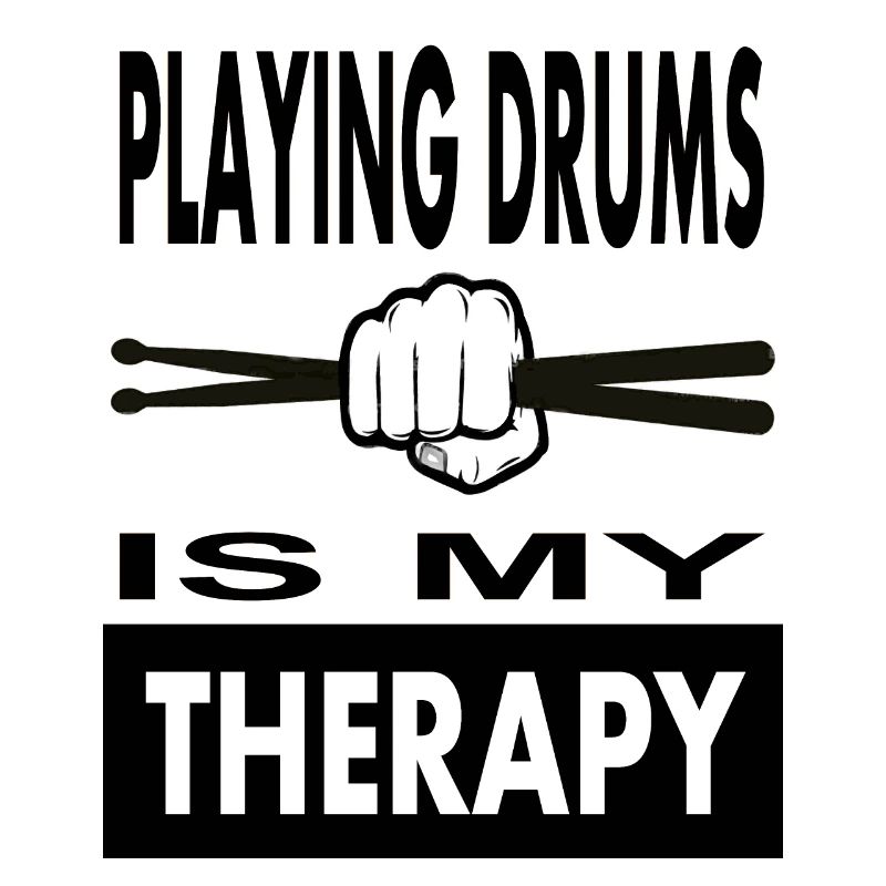 Drummer playing drums musician gift idea