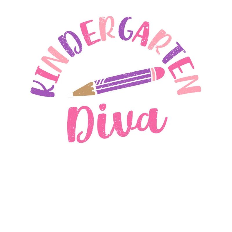 Mädchen Kindergarten Diva Erster Kindergartentag