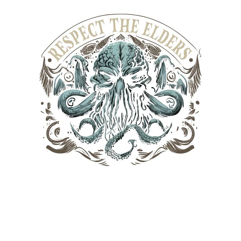 Cthulhu Respect The Elders, Cosmic Horror Cthulhu