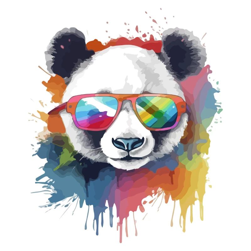 Ikko der Panda mit Brille
