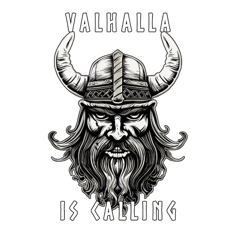 Valhalla is calling, Viking Warrior design