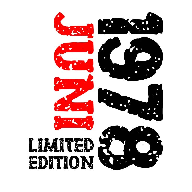 1978 Juni Limited Edition Geburtstag Geschenk