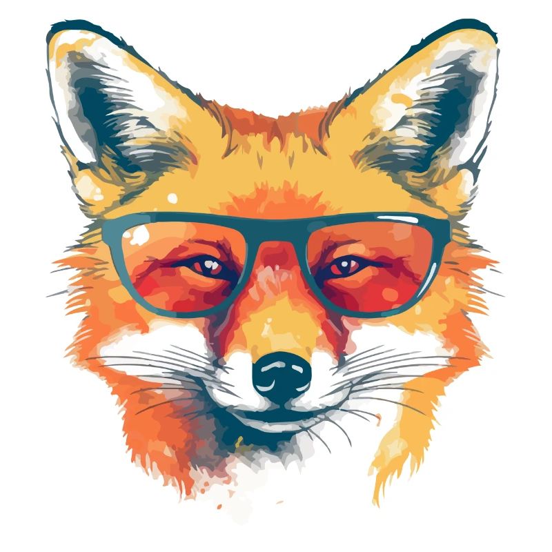Rex the bespectacled fox