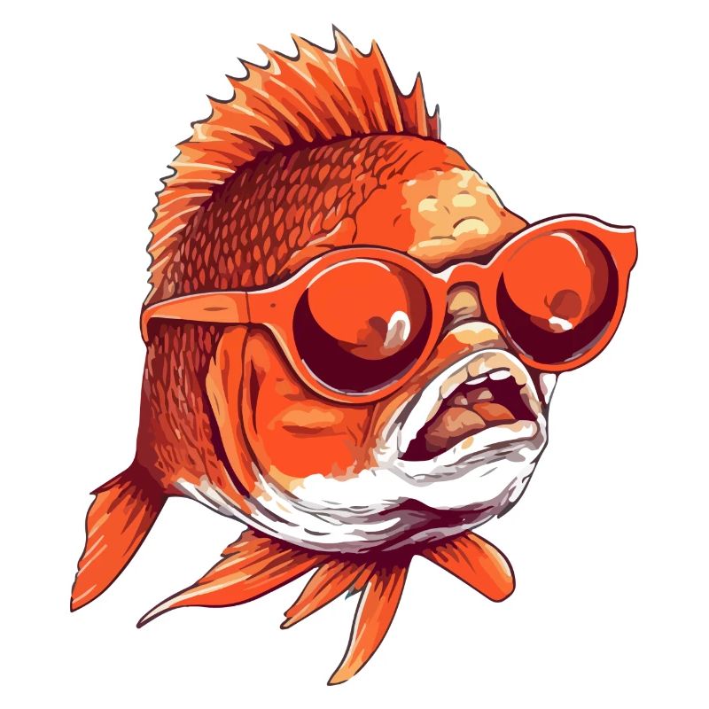 Bib le poisson rouge