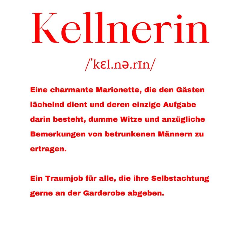 Kellnerin Definition