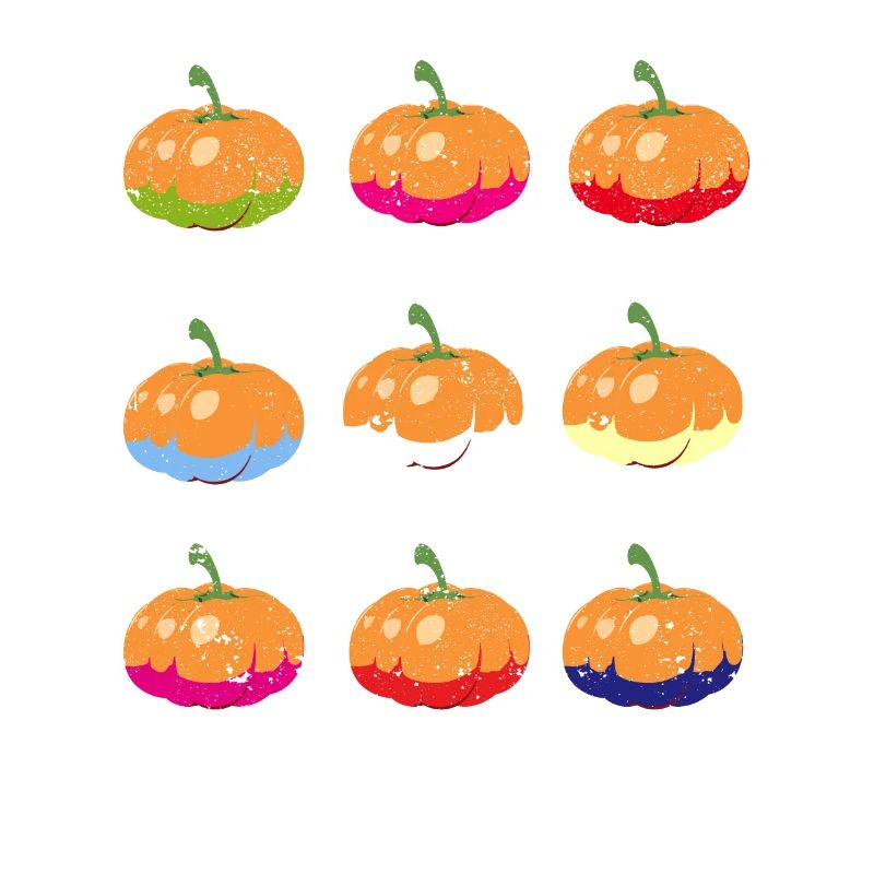 Pumpkin Retro Fall Lover Funny Autumn Artwork