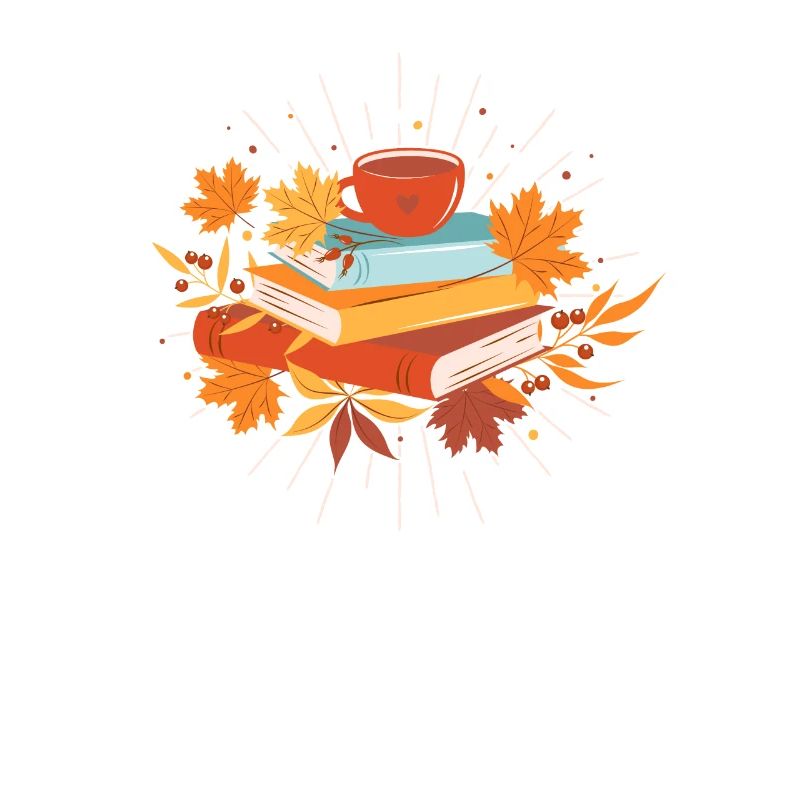Buch Herbst Hallo Herbst Bücherwurm Bibliothekar