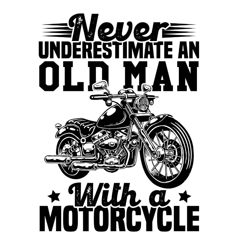 Never underestimate an old man with a motorcycle