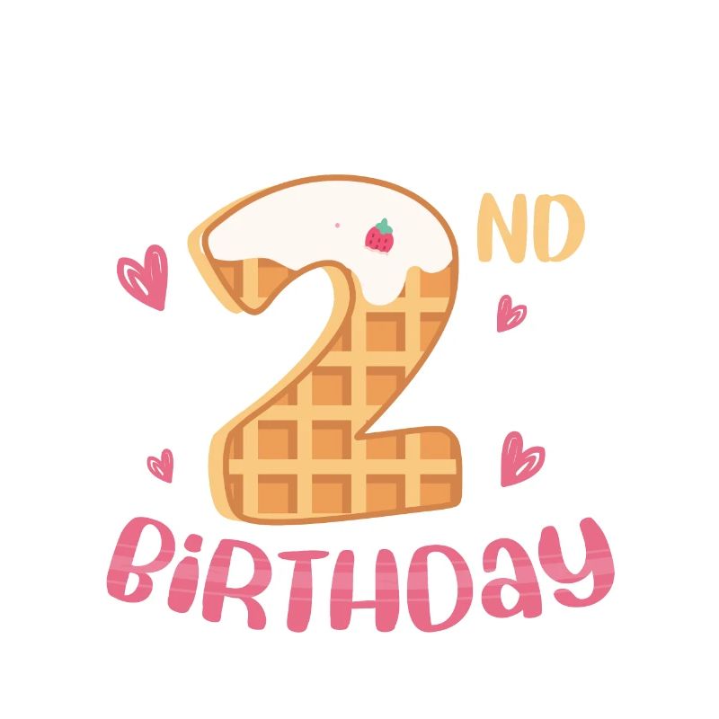 C’est ma gaufre de 2e anniversaire