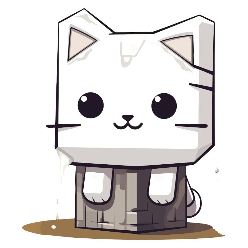 verträumte Marshmello Kitty "Sticky"