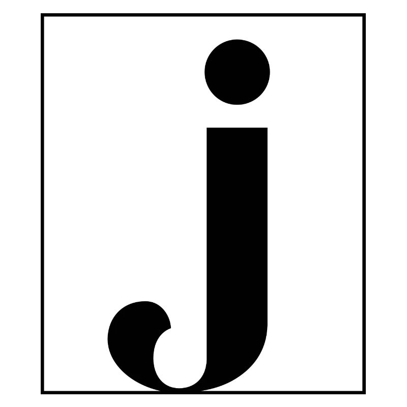Buchstaben-Alphabet j