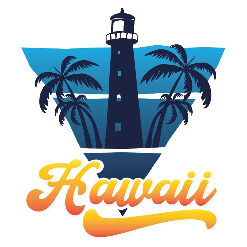Conception de la plage du phare d’Hawaï