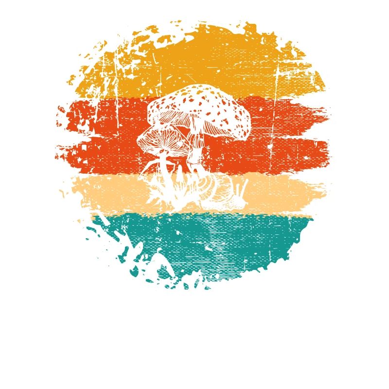 Mushroom Mushrooms Boletus Toadstool Retro Gift