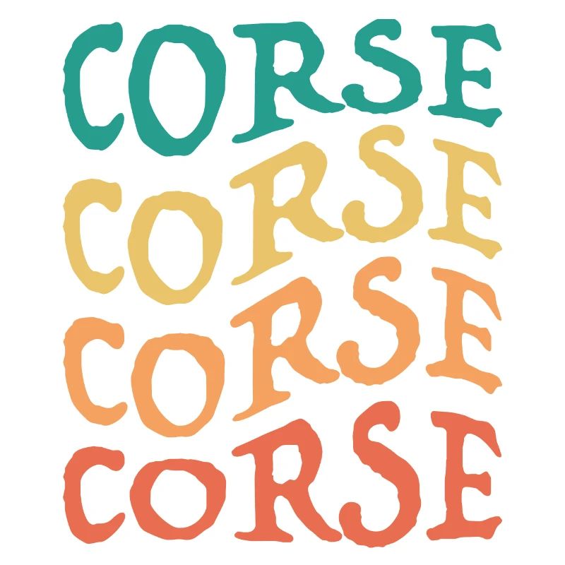 Corse Multicolor Design Geschenkidee