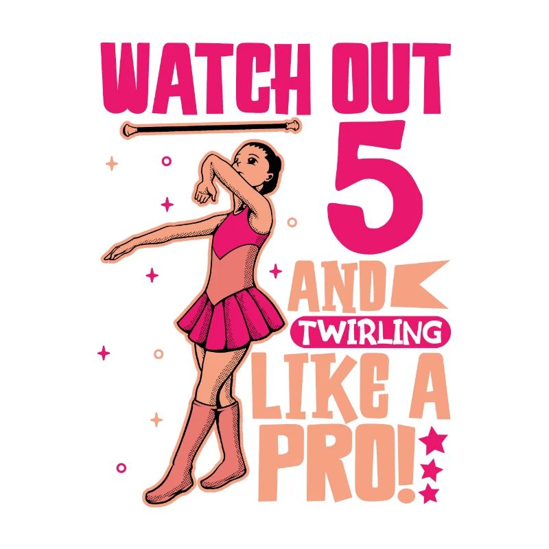 Ich bin 5 - Mädchen Twirling