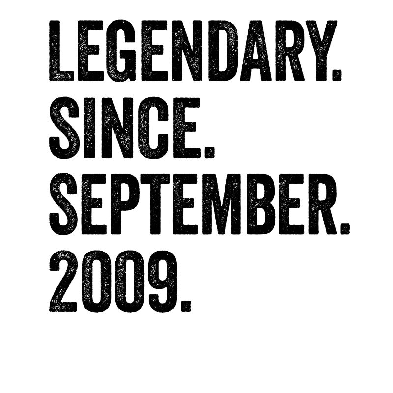 14 Years Old Legendary Since September 2009 14th