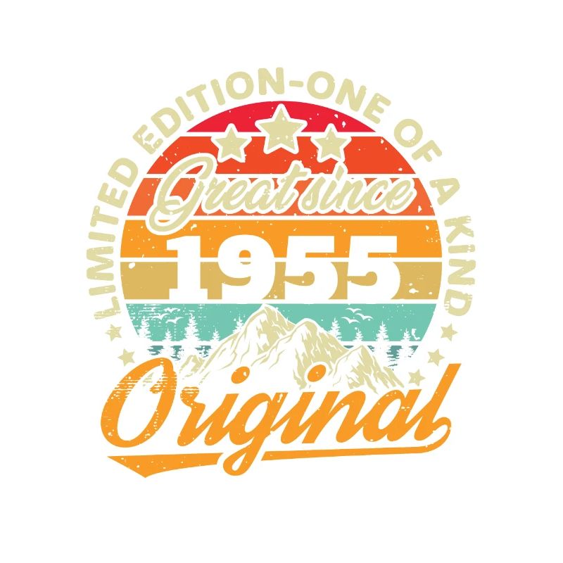 1955 Vintage Retro Geburtstagsgeschenk