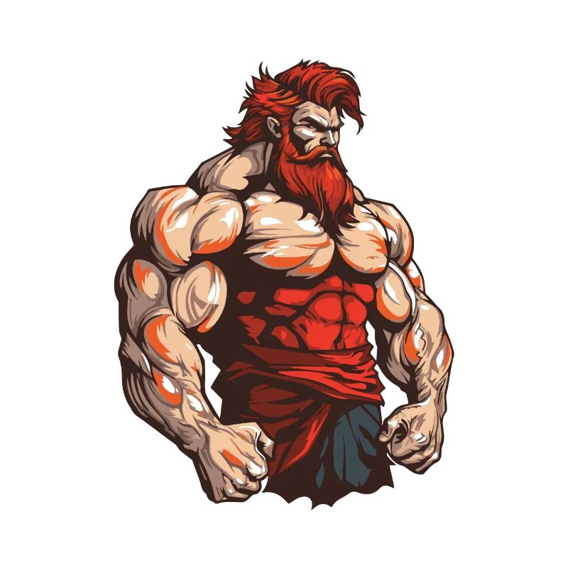 Bodybuilder Muscles Workout Gym