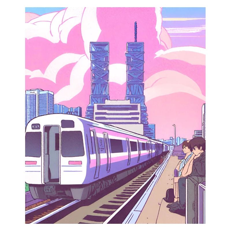 Japan Train Station